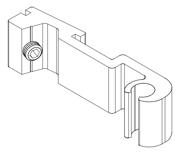 [80122570] З'єднувач з гвинтом (80122569 + 80372507) Aluprof