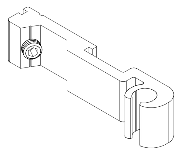 [80122527] З'єднувач з гвинтом (80122517 + 80372507) Aluprof