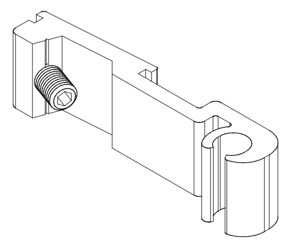 [80122462] З'єднувач с гвинтом (80122572 + 80372507) Aluprof