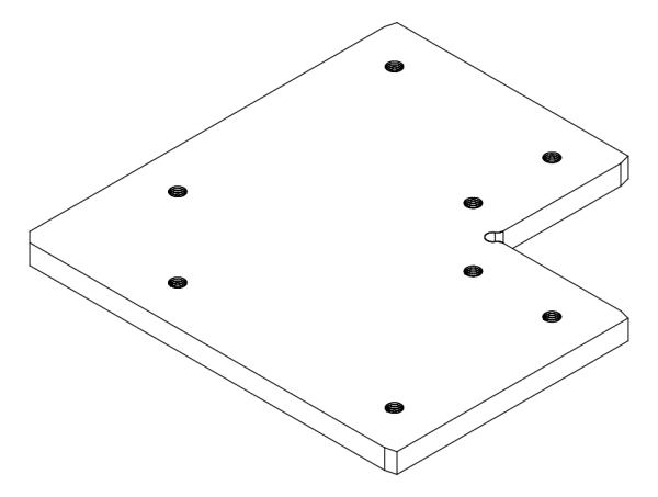 [80124632] Кутник 90° Aluprof