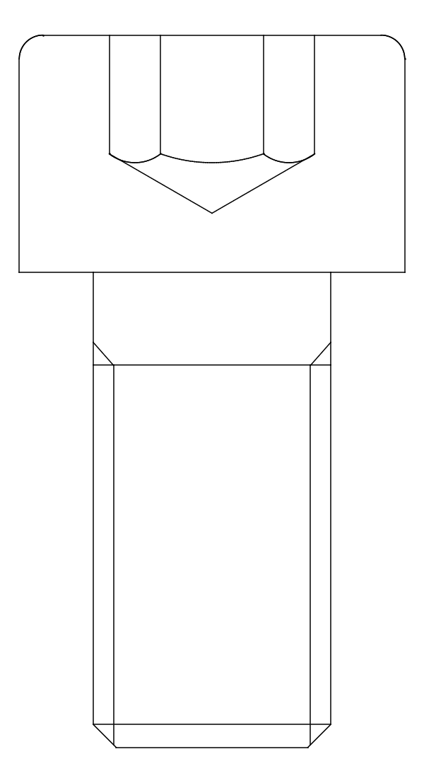 [80371252] Гвинт M8x16 мм Aluprof