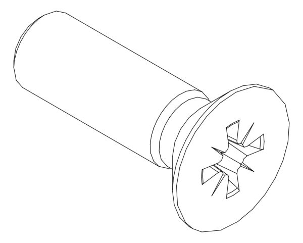 [87122307] Гвинт М5x15,4 мм Aluprof