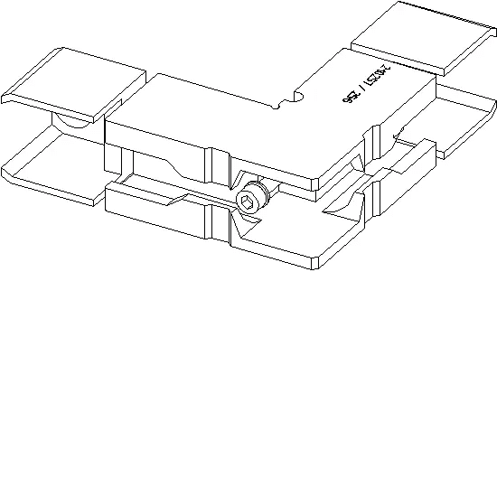 [021.0256] SCREW CORNER CLEAT Reynaers
