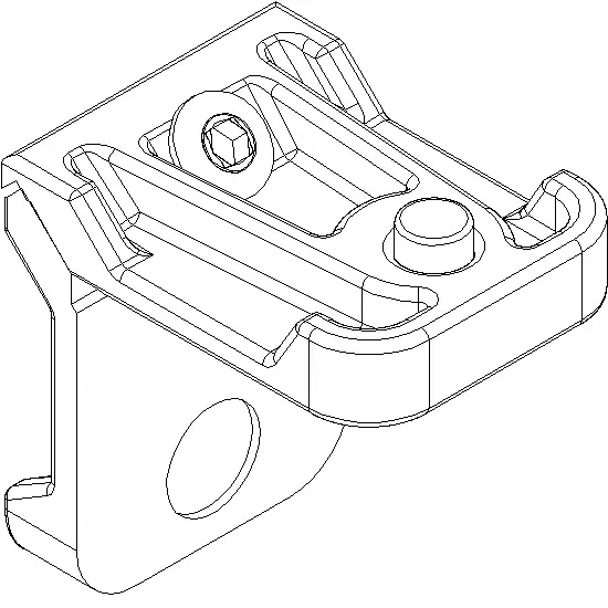 [021.0263] SCREW CORNER CLEAT WITH PEG 10x36 мм Reynaers