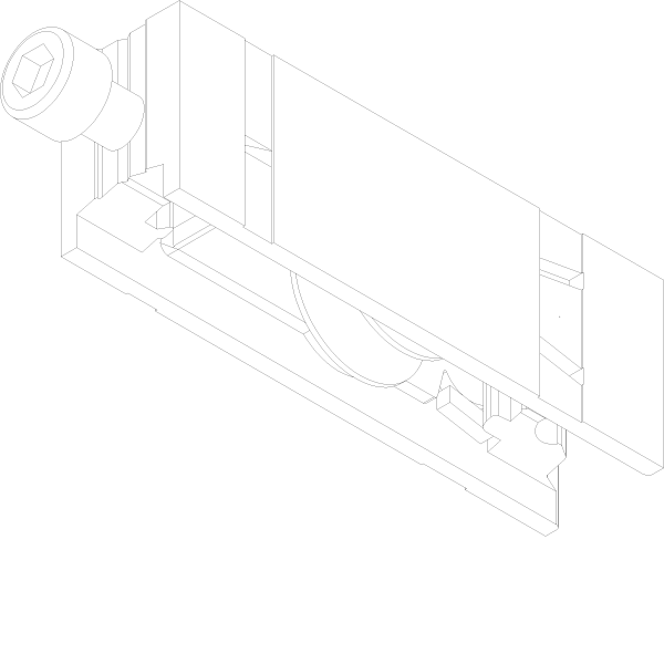 [021.1073] ROLLER ADJUSTABLE MAX 60KG Reynaers