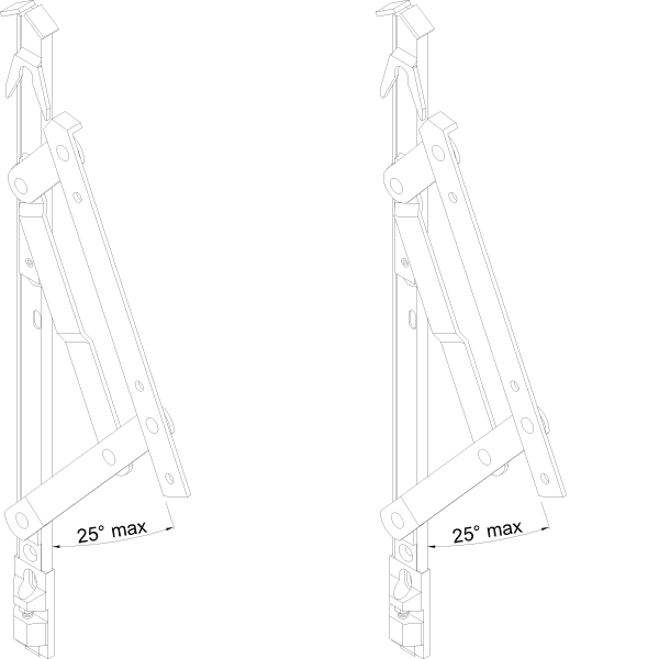 [021.5640] FRICTION STAYS 404 мм 80KG Reynaers