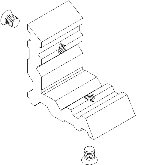 [021.5803] SCREW CORNER CLEAT Reynaers