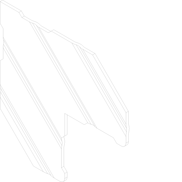 [021.6037] CORNER 39.5x2 мм Reynaers