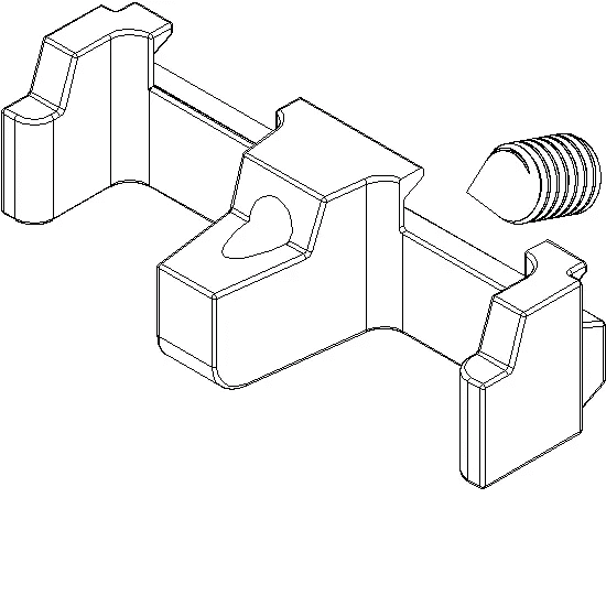 [022.5361] SINGLE LOCK PLATE Reynaers