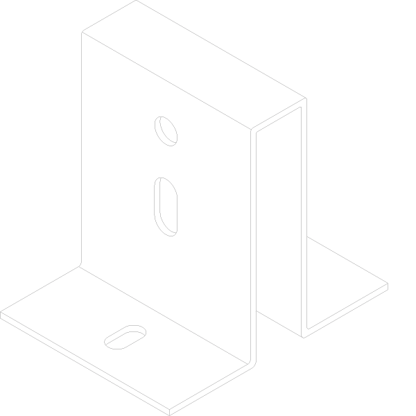 [024.5098] BRACKET CURTAIN WALL 123 мм Reynaers
