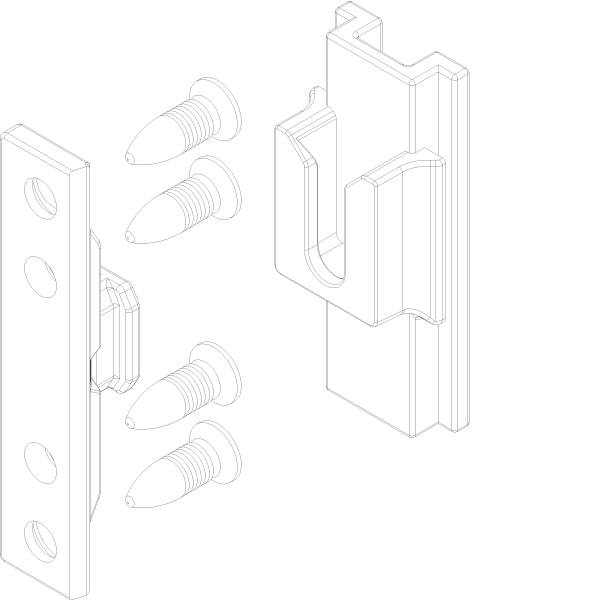 [025.5024] FLUSH BOLT BURGLAR PROTECTION Reynaers