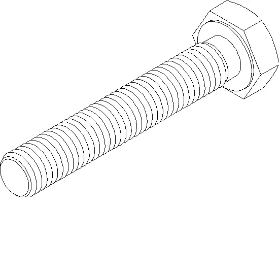 [050.5203] Гвинт DIN 933 нержавійка M10x60 Reynaers