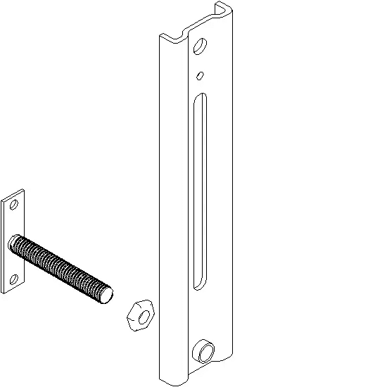[056.6318] WEIGHT BRACKET 180 мм Reynaers