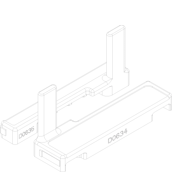 [060.5026] ERRETI SET FOR HANDLE LEFT DIN L Reynaers
