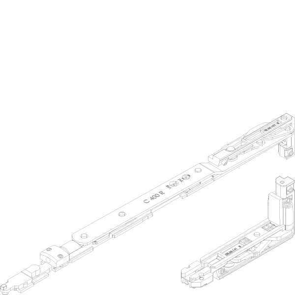[060.5031] HINGE SIDE TUTI/TITU RIGHT 525<FB<665 Reynaers