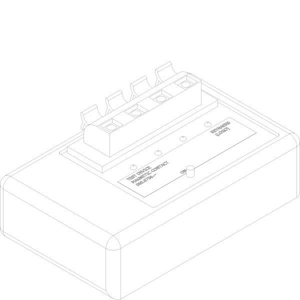 [060.6756] TEST DEVICE MAGNETIC CONTACT Excl. 2xAAA 1.5V Reynaers