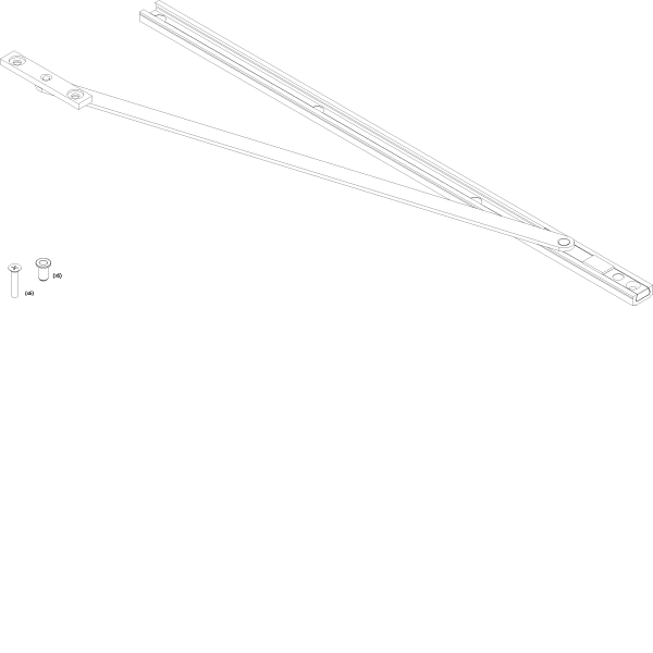 [060.7801] DOORRESTRICTOR REBATED DOORS >750 мм Reynaers