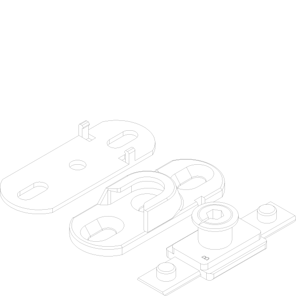 [060.8136] SET INTERLOCK LOCKING POINT 16 мм Reynaers