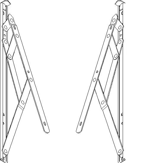 [060.8286] "FRICTION STAYS 615 мм 24"" MAX 40KG" Reynaers