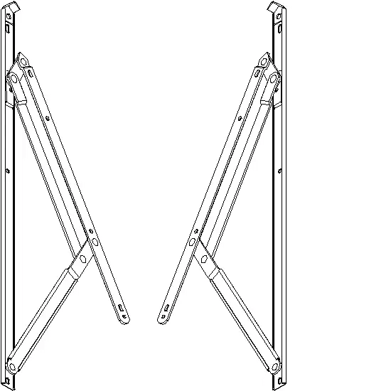 [060.8312] FRICTION STAYS 567 мм 22'' MAX 100KG Reynaers