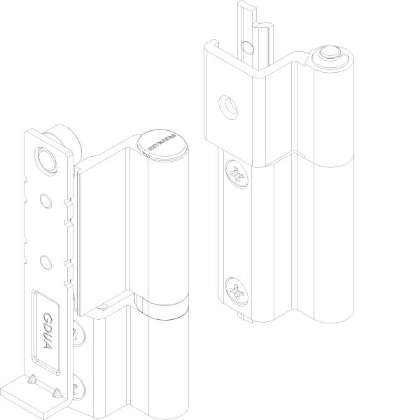 [060.8531] HINGES TUTI-TITU 110KG Reynaers