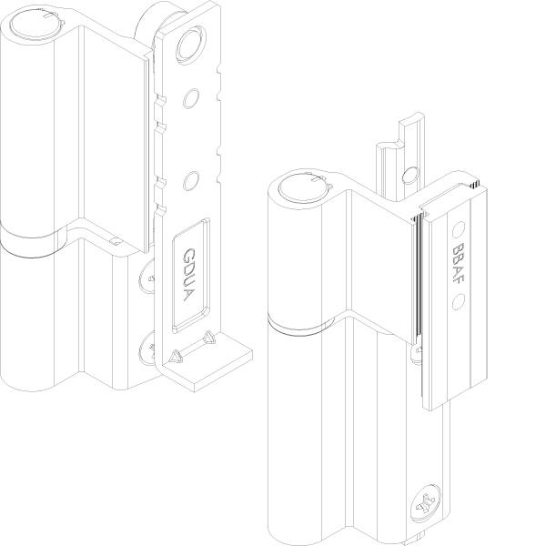 [060.8532] HINGES TUTI-TITU Reynaers