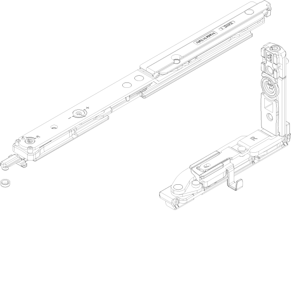 [060.8591] HINGE SET TUTI RIGHT 422<800 FB Reynaers