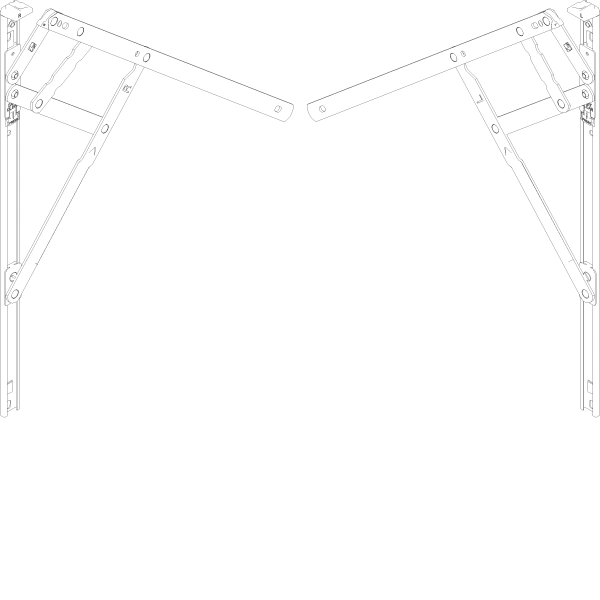 [060.8782] "FRICTION STAY SH 413 мм 16"" 24KG EGR (304)" Reynaers