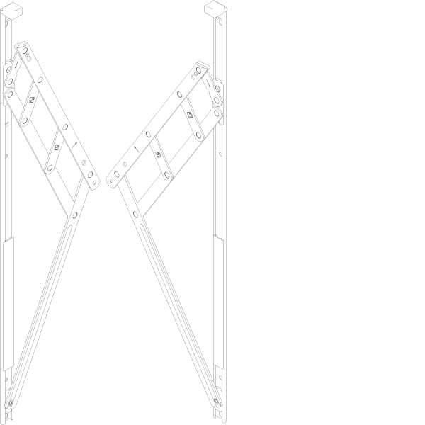 [060.8869] "FRICTION STAYS TOP HUNG 615 мм 24"" 50KG" Reynaers