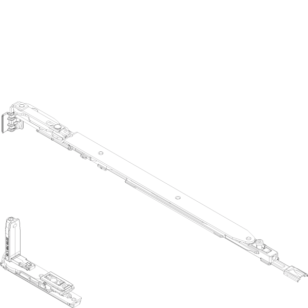 [060.9012] HINGE SIDE TUTI LEFT 671<FB<1300 Reynaers