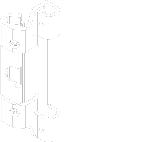 [060.9034] HINGE PART OUTER FRAME Reynaers