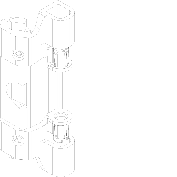[060.9047] HINGE PART OUTER FRAME Reynaers