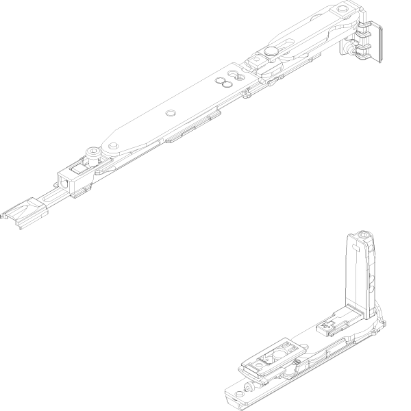 [060.9211] HINGE SIDE TITU RIGHT 450<FB<670 Reynaers