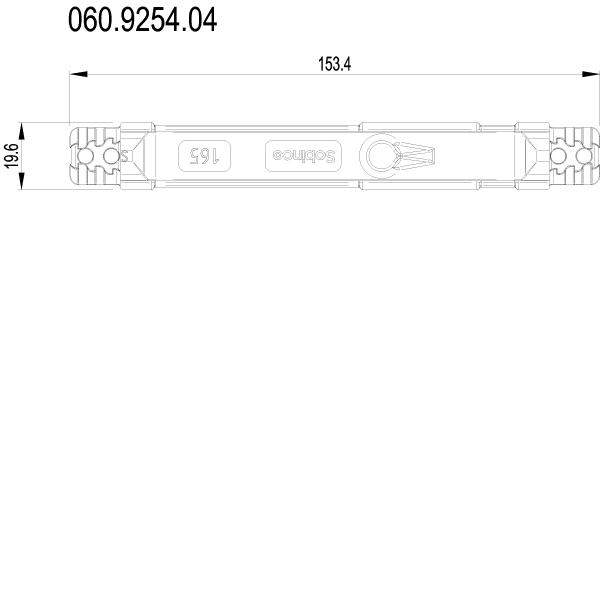 [060.9254] CONNECTING ROD 165 мм Reynaers