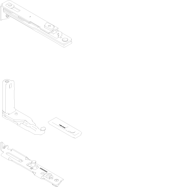 [060.9411] HINGE SIDE SIDE HUNG LEFT Reynaers
