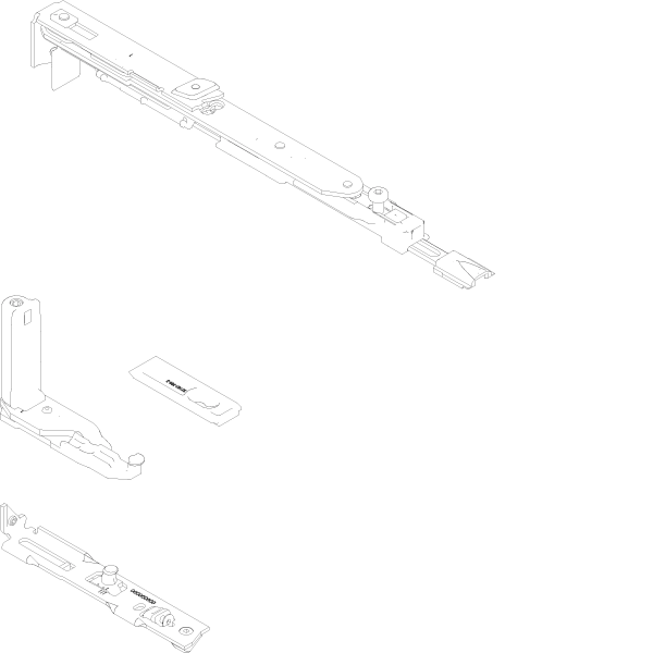 [060.9413] HINGE SIDE TUTI LEFT 460<FB<670 Reynaers