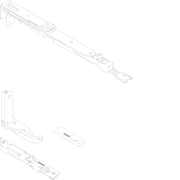 [060.9423] HINGE SIDE TITU LEFT 460<FB<670 Reynaers