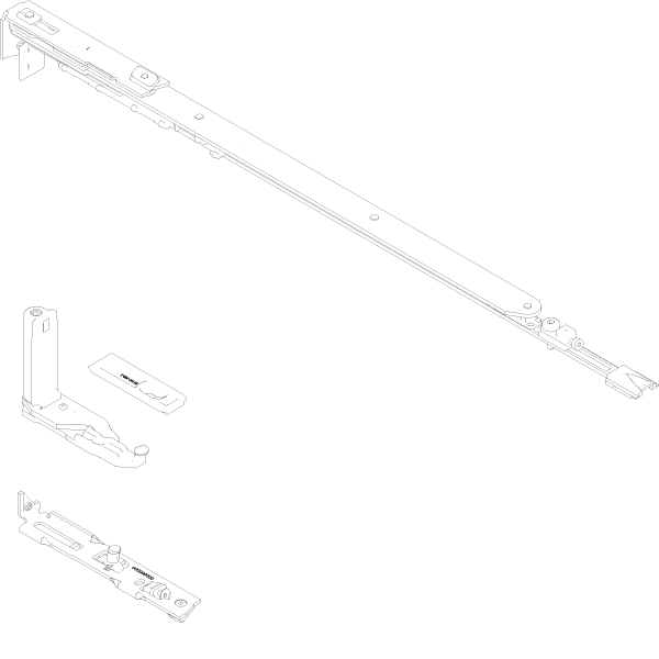 [060.9425] HINGE SIDE TITU LEFT 671<FB<1300 Reynaers
