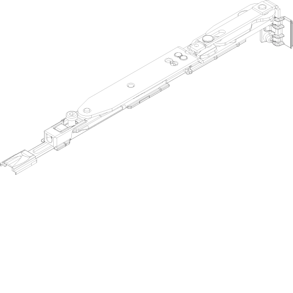 [060.9501] FRICTION STAYS TUTI RIGHT 460<FB<670 Reynaers
