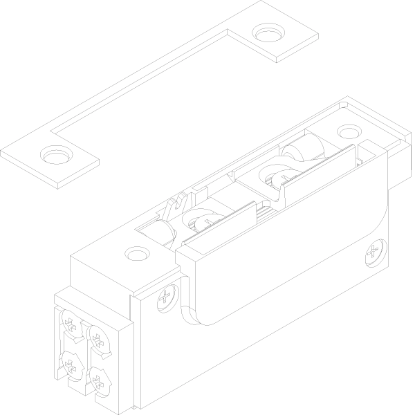 [061.6220] E-OPENER WITH GUIDANCE 12-48V AC/DC FAIL SECURE Reynaers