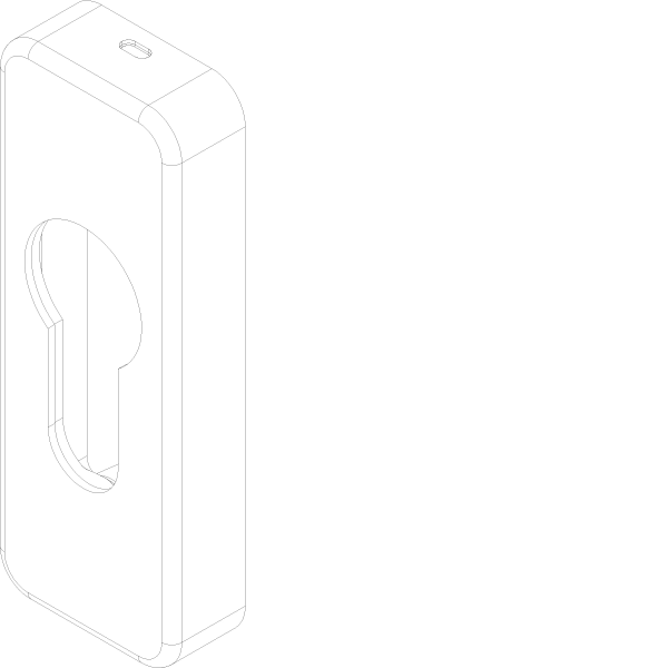 [061.6334] TOUCH CYLINDER COVER Reynaers
