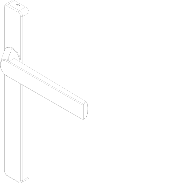[061.6341] TOUCH SHUTTER DOOR HANDLE WITHOUT CYLINDER INSIDE Reynaers
