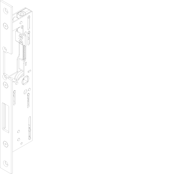 [061.6833.ZC] ELECTRIC ESPAGNOLETTE LOCK DIN R Reynaers