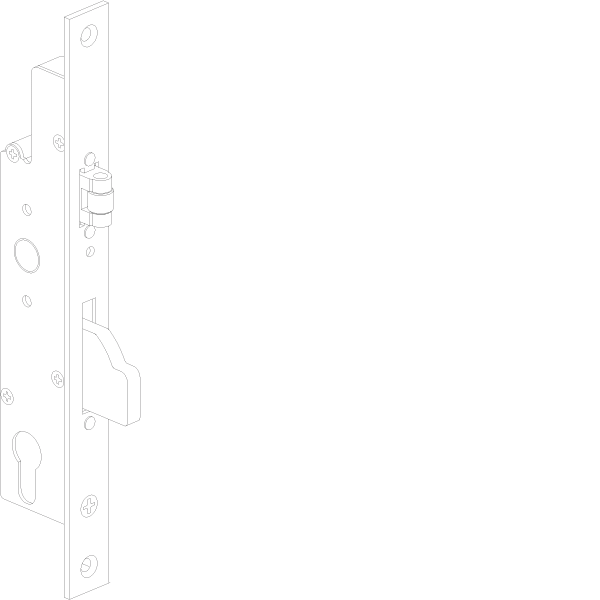 [061.6838.ZC] SAFETY LOCK WITH ROLLER Reynaers