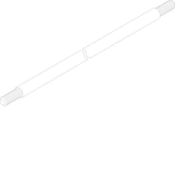 [061.7197] THREADED ROD 3000 мм 2xM8x20 Reynaers