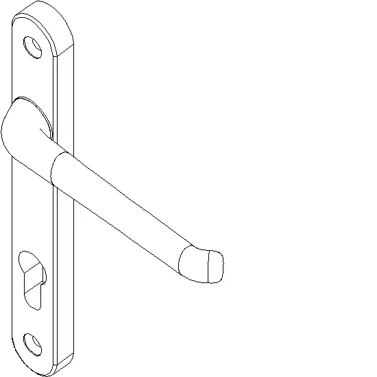 [061.7482] DOOR HANDLE INSIDE Reynaers