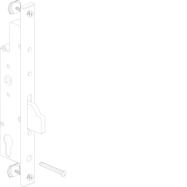 [061.7688.ZC] SAFETY LOCK WITH LOCK BOLT 92 мм Reynaers