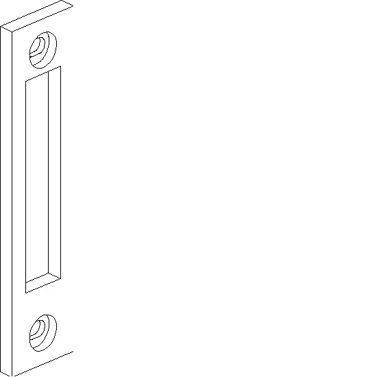 [061.7701] SINGLE LOCK PLATE Reynaers