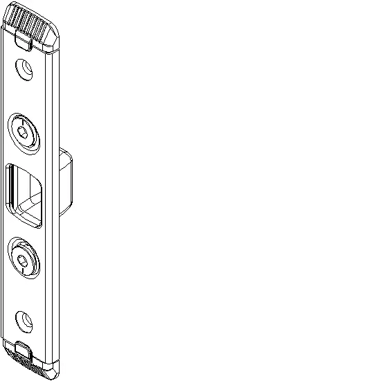 [061.8187] SINGLE LOCK PLATE Reynaers