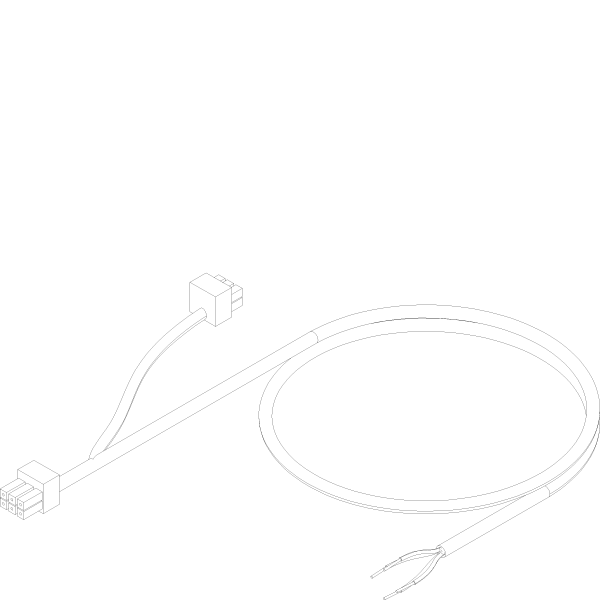 [061.8434] CABLE TYPE BK PLUS 0.75 METRE 4.00M Reynaers